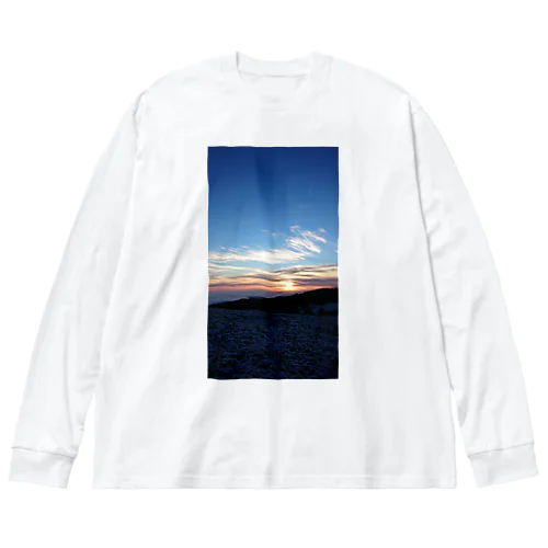 初雪 Big Long Sleeve T-Shirt