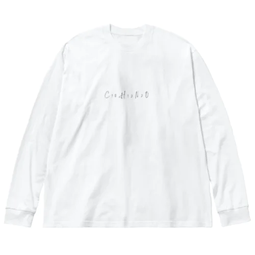 C10H12N2O-幸せホルモン- ビッグシルエットロングスリーブTシャツ