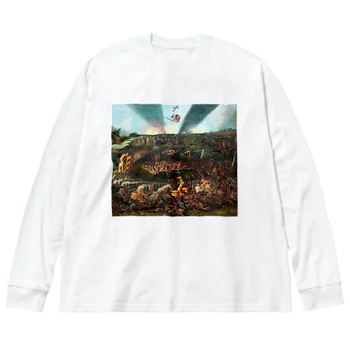 レーゲンスブルク近郊でのアヴァール人に対するカール大帝の勝利 / The Victory of Charlemagne over the Avars near Regensburg Big Long Sleeve T-Shirt