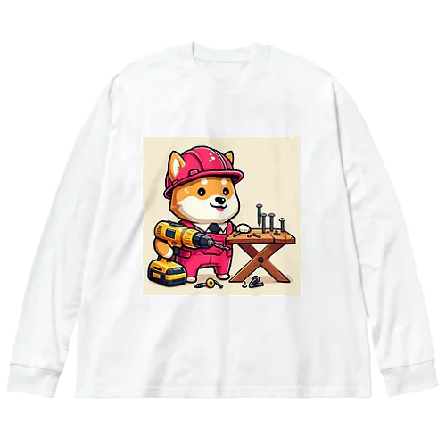 しばどりる ビッグシルエットロングスリーブTシャツ