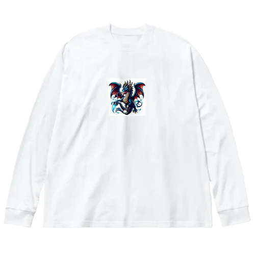 どこか空想的で美しい存在「ドラゴン」 Big Long Sleeve T-Shirt