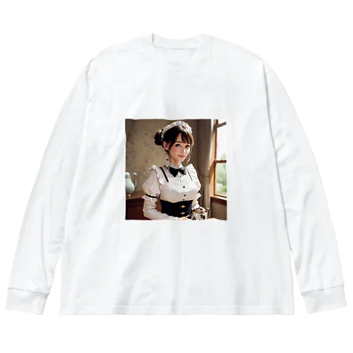 メイドさん Big Long Sleeve T-Shirt