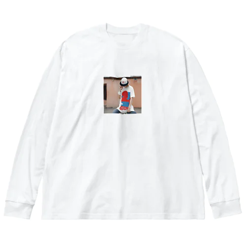 カジュアル Big Long Sleeve T-Shirt