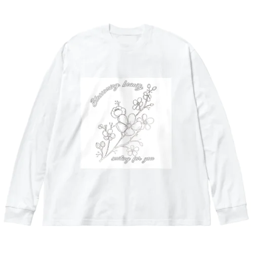 桜の花言葉 ビッグシルエットロングスリーブTシャツ