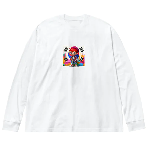 これかっこいいキャラが、あなたの心を魅了します！ Big Long Sleeve T-Shirt