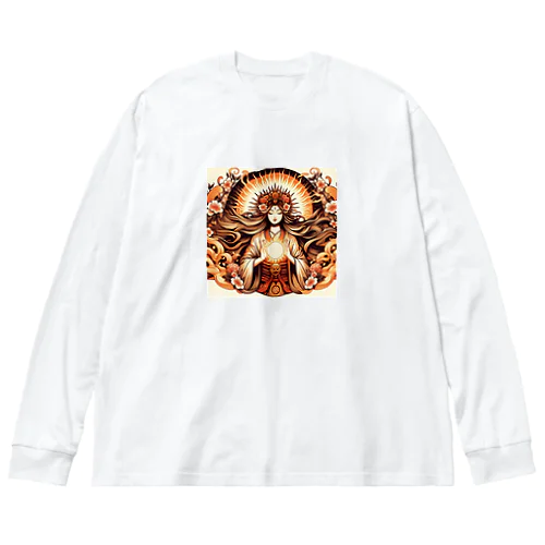 太陽神天照大御神さま Big Long Sleeve T-Shirt