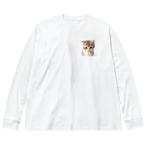 おねがいネコちゃん Big Long Sleeve T-Shirt