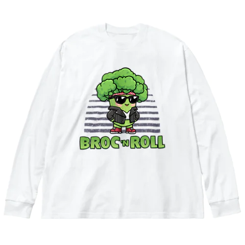 ブロックンロールのブロッコリー Big Long Sleeve T-Shirt