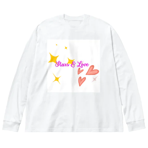 かわいいロゴ ビッグシルエットロングスリーブTシャツ