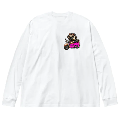 ラブリーパグ Big Long Sleeve T-Shirt