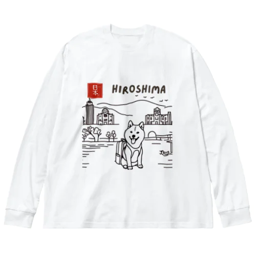 ShibaShiba ビッグシルエットロングスリーブTシャツ