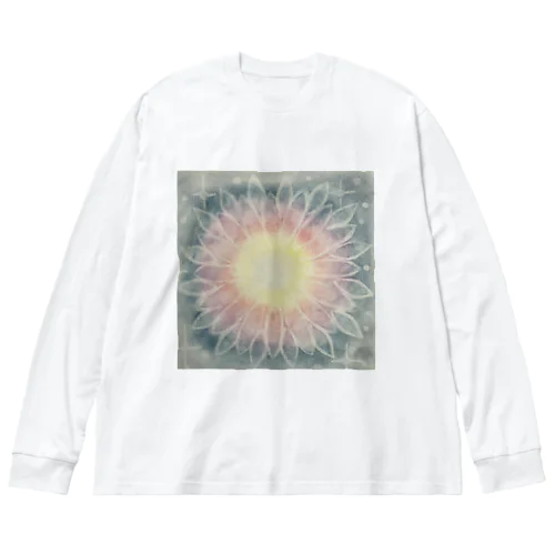 光のパステルアート　涼しい光 Big Long Sleeve T-Shirt