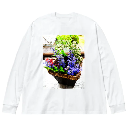 GARDEN FLOWER BASKET 루즈핏 롱 슬리브 티셔츠