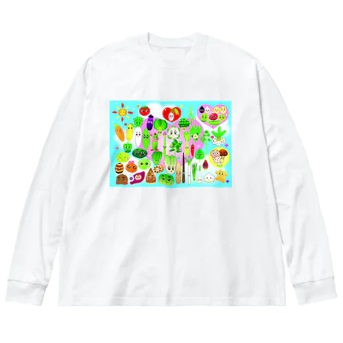 お野菜オールスターズ ビッグシルエットロングスリーブTシャツ