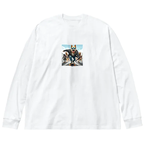 ワイルドワンちゃん Big Long Sleeve T-Shirt