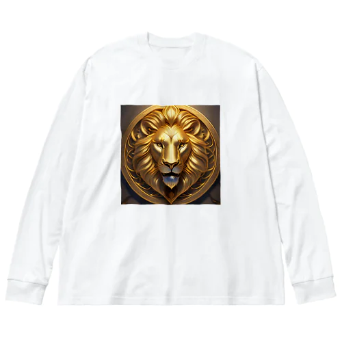 金獅子の紋章・プライド Big Long Sleeve T-Shirt