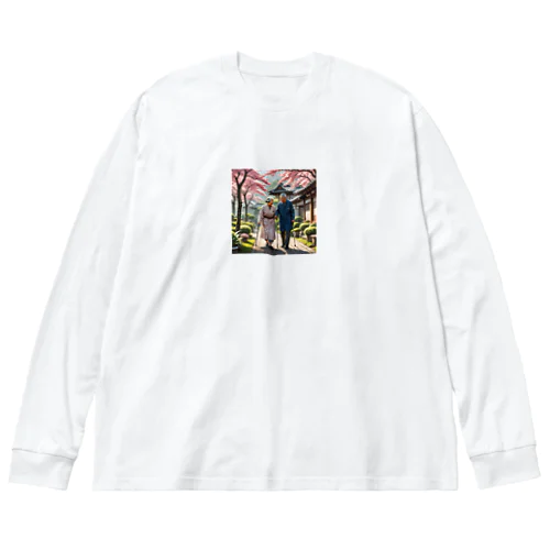 老夫婦 Big Long Sleeve T-Shirt