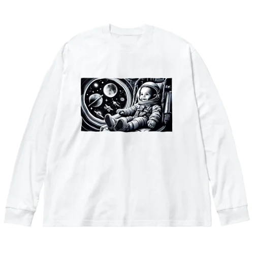 宇宙船に乗った赤ちゃん4 Big Long Sleeve T-Shirt