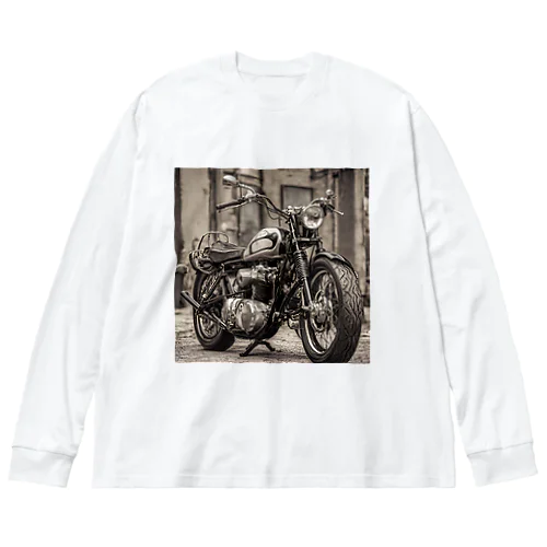 ヴィンテージオートバイの美学 Big Long Sleeve T-Shirt