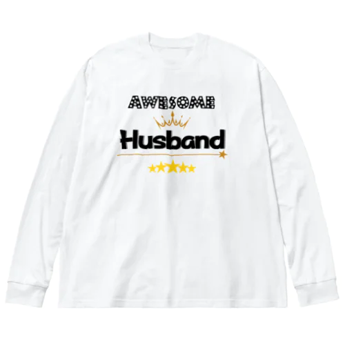 オーサム・ハズバンド・キング Big Long Sleeve T-Shirt