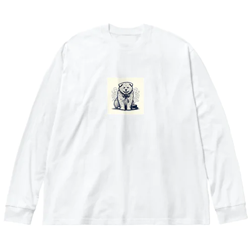 穏やかな犬 Big Long Sleeve T-Shirt