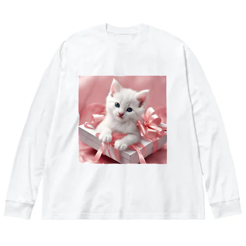 姫ねこ ビッグシルエットロングスリーブTシャツ