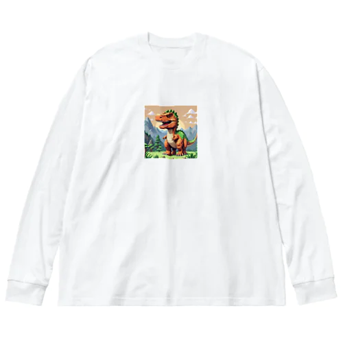 おちりぶつぶつ恐竜 Big Long Sleeve T-Shirt