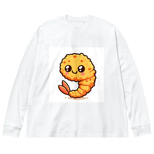 エビふりゃ〜くん ビッグシルエットロングスリーブTシャツ