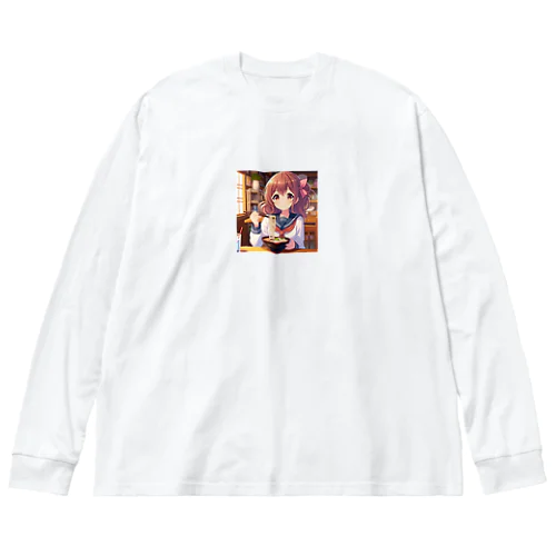 うどんを食べるjk Big Long Sleeve T-Shirt