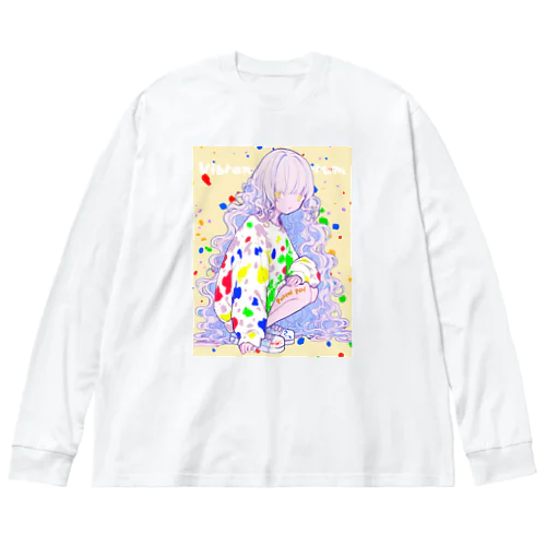 Pastel girl「パステルガール」 ビッグシルエットロングスリーブTシャツ