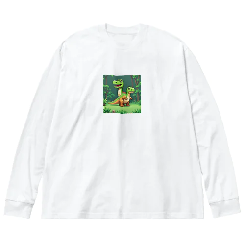 いきわかれ恐竜 Big Long Sleeve T-Shirt