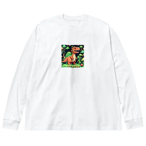 オロチ恐竜 ビッグシルエットロングスリーブTシャツ