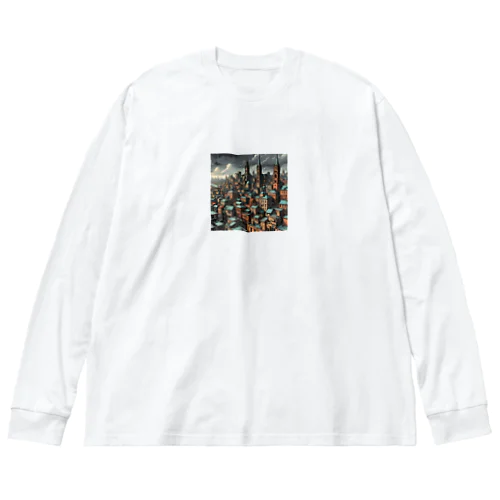 薄暗い街 Big Long Sleeve T-Shirt