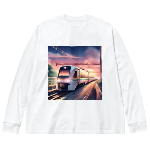 近未来特急風　　ato Big Long Sleeve T-Shirt