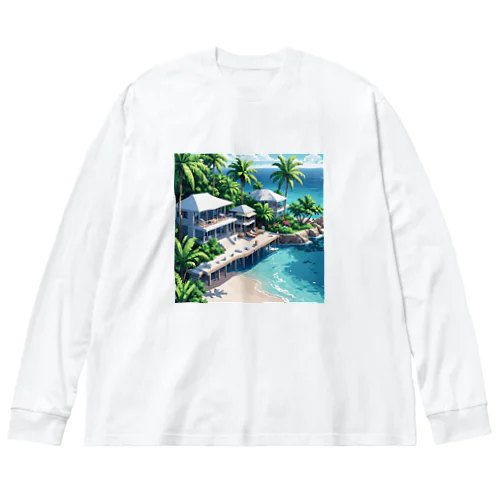 Crystal Bay Resort ビッグシルエットロングスリーブTシャツ