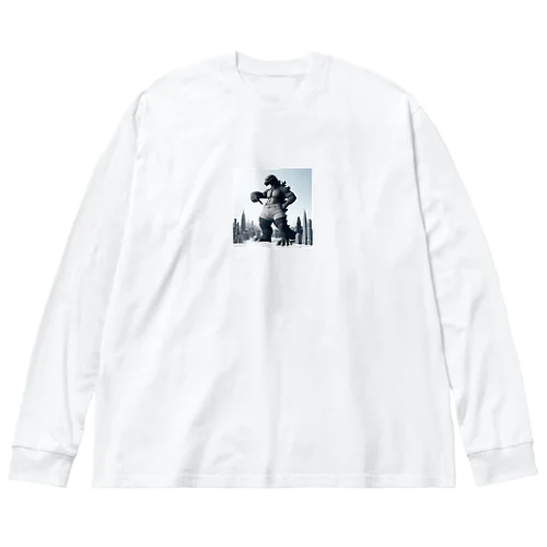 モンスターファッション　ゴジラ Big Long Sleeve T-Shirt