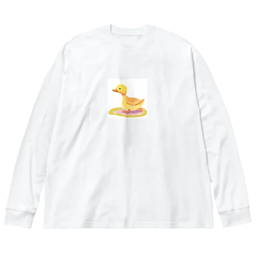 あひるくん Big Long Sleeve T-Shirt