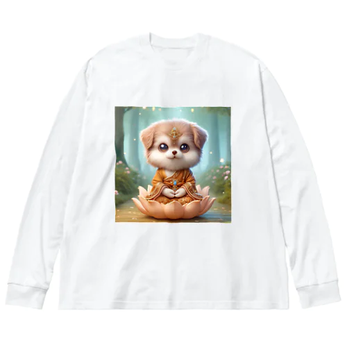 犬菩薩くん ビッグシルエットロングスリーブTシャツ