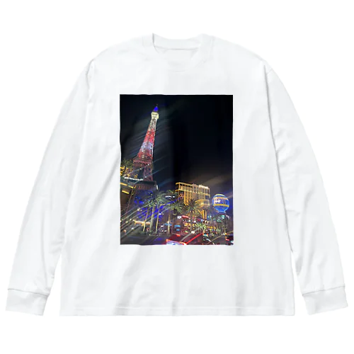 ラスベガス　夜景　カジノ Big Long Sleeve T-Shirt