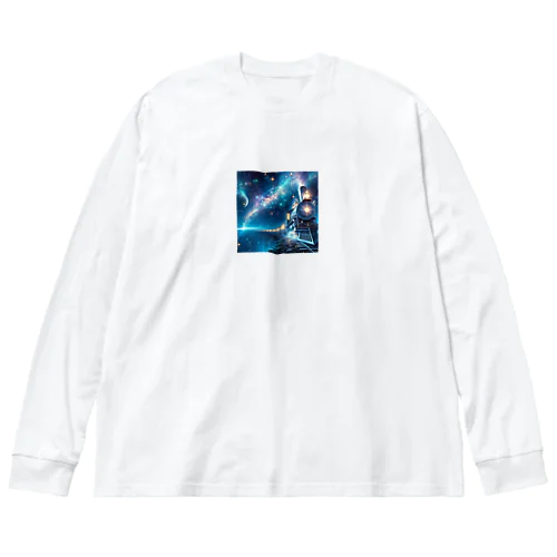 銀河鉄道の夜は、青空文庫で Big Long Sleeve T-Shirt