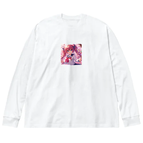 かわいい女の子のキャラクターグッズ Big Long Sleeve T-Shirt