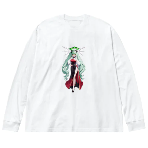 天使降臨 Big Long Sleeve T-Shirt