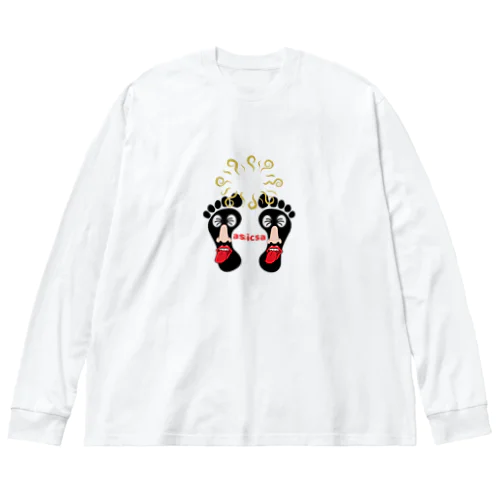 足っ臭ブランド Big Long Sleeve T-Shirt