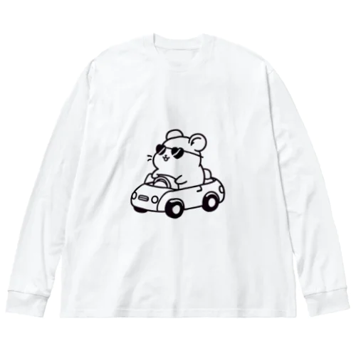 ドライブハムスター ビッグシルエットロングスリーブTシャツ