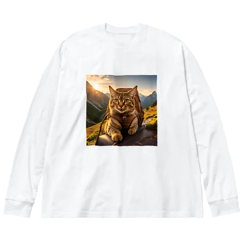 ねこちゃんと冒険へGO Big Long Sleeve T-Shirt