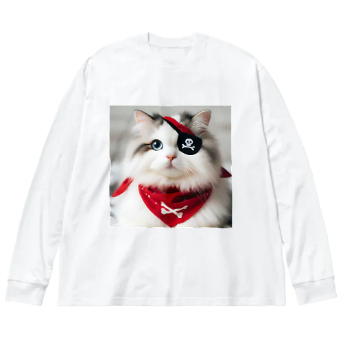 海賊猫ちゃん Big Long Sleeve T-Shirt