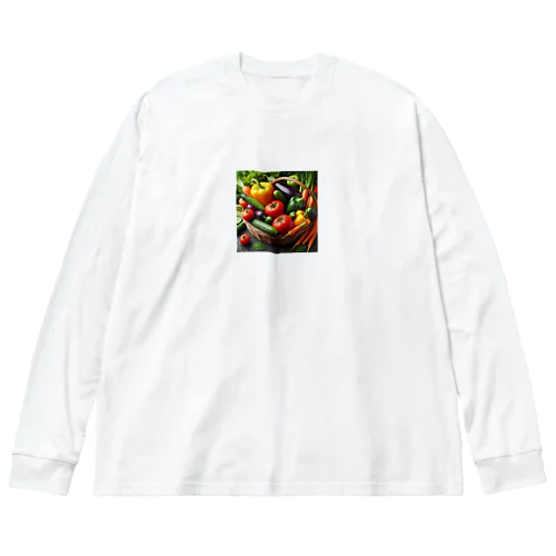 新鮮な野菜 Big Long Sleeve T-Shirt