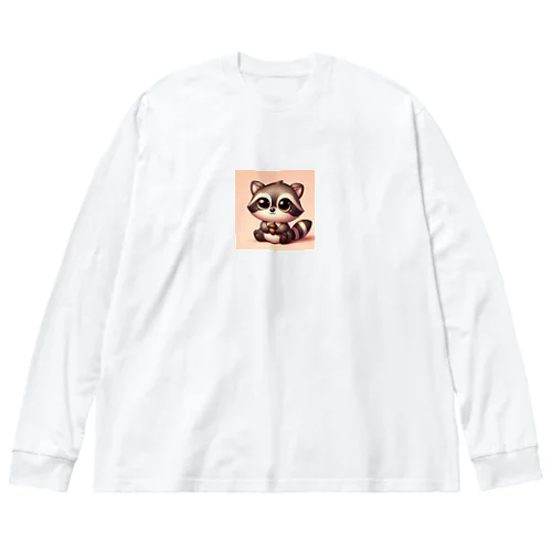 デフォルメアライグマグッズ Big Long Sleeve T-Shirt