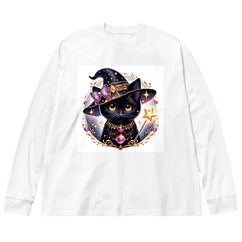 黒猫の魔法使い Big Long Sleeve T-Shirt