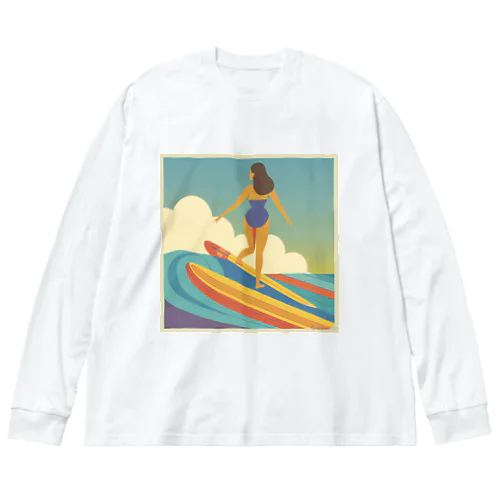 ハワイ女子Lino Goods ビッグシルエットロングスリーブTシャツ